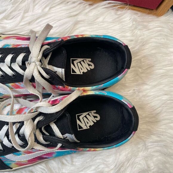 Vans Old Skool Women's Tie-Dye Skate Shoes Size 10 Multicolor Casual - Picture 2 of 9